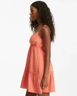 Top 10 ✨ Billabong Wave After Wave Babydoll Mini 👗 Dress ROSE CLAY 😉 -Women's Swim Store abjwd00360 billabongw nmh0 sd1 1