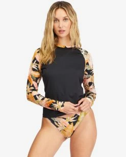 Coupon ✔️ Billabong Wave Tribe Long Sleeve Rashguard BLACK PEBBLE 😍 12 Coupon ✔️ Billabong Wave Tribe Long Sleeve Rashguard BLACK PEBBLE 😍 -Women's Swim Store abjwr00205 billabongw bpb frt1 1