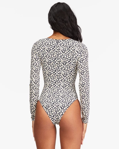 Best Pirce 🛒 Billabong Pretty Daze Long Sleeve 🩱 Swimsuit BLACK PEBBLE 👍 8 Best Pirce 🛒 Billabong Pretty Daze Long Sleeve 🩱 Swimsuit BLACK PEBBLE 👍 - Image 8