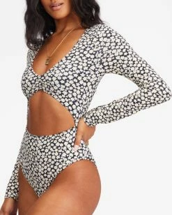 Best Pirce 🛒 Billabong Pretty Daze Long Sleeve 🩱 Swimsuit BLACK PEBBLE 👍 19 Best Pirce 🛒 Billabong Pretty Daze Long Sleeve 🩱 Swimsuit BLACK PEBBLE 👍 -Women's Swim Store abjwr00207 billabongw bpb dtl1 1