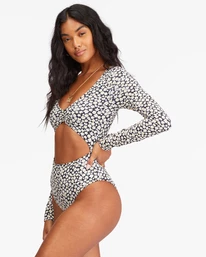 Best Pirce 🛒 Billabong Pretty Daze Long Sleeve 🩱 Swimsuit BLACK PEBBLE 👍 4 Best Pirce 🛒 Billabong Pretty Daze Long Sleeve 🩱 Swimsuit BLACK PEBBLE 👍 - Image 4