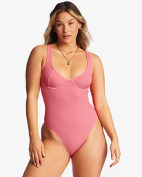 Brand new 💯 Billabong 🌞 Summer High One-Piece 🩱 Swimsuit CORAL CRUSH ✨