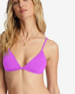 Outlet 🔔 Billabong Sol Searcher Ceci Triangle 👙 Bikini Top BLACK PEBBLE 🤩 -Women's Swim Store abjx300134 billabongw php0 dtl1 1