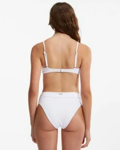Cheapest 🧨 Billabong Sunrays Kenzley Underwire 👙 Bikini Top WHITE 😉 -Women's Swim Store abjx300176 billabongw wht bck1 1
