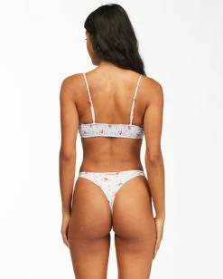 Best Pirce ❤️ Billabong On The Path Mini Crop 👙 Bikini Top ICE BLUE 🎁 -Women's Swim Store abjx300177 billabongw icb bck1 1