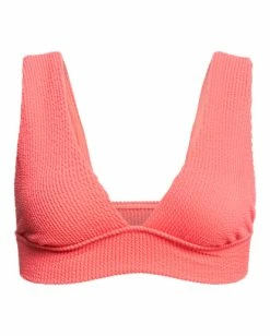 New ⌛ Billabong 🌞 Summer High Plunge 👙 Bikini Top CORAL CRUSH 🎉 -Women's Swim Store abjx300204 billabongv mjp0 frt1 1