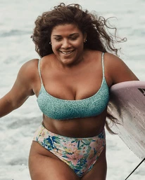 Women's Swim Store 10 Cheapest π Billabong Sweet Tropics Skinny Mini Reversible π Bikini Top MULTI π₯°