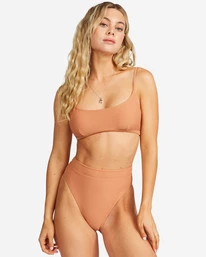 Wholesale 🎉 Billabong Tanlines Avery Mini Scoop-Neck 👙 Bikini Top BRIGHT ORCHID 🥰