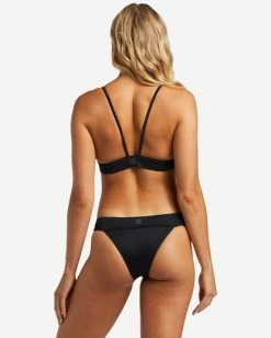 Best deal ⭐ Billabong A/Div Banded Triangle 👙 Bikini Top BLACK MULTI 2 ❤️ -Women's Swim Store abjx300464 billabongw blk bck1 1