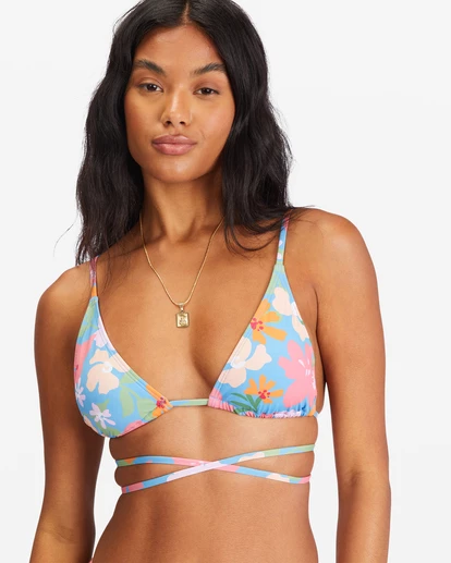 Cheap 🤩 Billabong 🌞 Summer Field Slide Tall Triangle 👙 Bikini Top BLISS BLUE 😉 9 Cheap 🤩 Billabong 🌞 Summer Field Slide Tall Triangle 👙 Bikini Top BLISS BLUE 😉 - Image 9