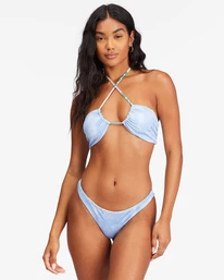 Best Sale ❤️ Billabong Rides And Tides Bandeau Reversible 👙 Bikini Top MULTI 🤩