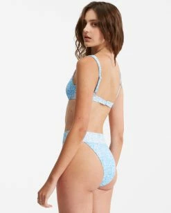Flash Sale ⌛ Billabong Blissed Out Aruba High-Rise 👙 Bikini Bottoms BLISS BLUE 💯 -Women's Swim Store abjx400515 billabongw bll0 bck1 1