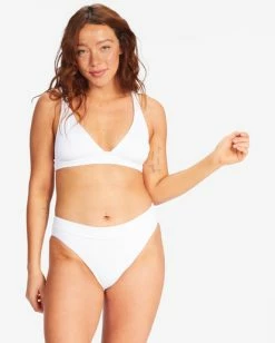 Brand new ⌛ Billabong Sunrays Maui Rider 👙 Bikini Bottoms WHITE 🧨 -Women's Swim Store abjx400531 billabongw wht btm2 1