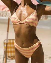 Discount ⌛ Billabong Sunchaser Lowrider 👙 Bikini Bottoms PINEAPPLE 🤩