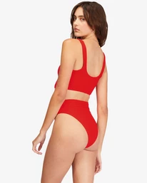 Cheap 🥰 Billabong Tanlines Rise High-Waisted 👙 Bikini Bottoms WHITE ✨