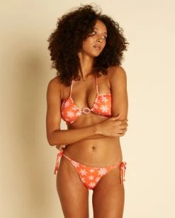 Cheapest 🎉 Billabong Wrangler Out West Dreamin Tie Tanga Reversible Skimpy 👙 Bikini Bottoms FIRESIDE ✨ -Women's Swim Store abjx400573 billabongw nkm0 frt1 1