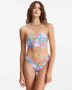 Cheap 🥰 Billabong 🌞 Summer Field Fiji Cheeky 👙 Bikini Bottoms BLISS BLUE 🛒 -Women's Swim Store abjx400585 billabongw bll0 frt1 1
