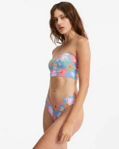 Cheap 🥰 Billabong 🌞 Summer Field Fiji Cheeky 👙 Bikini Bottoms BLISS BLUE 🛒 -Women's Swim Store abjx400585 billabongw bll0 sd1 1