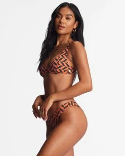 Top 10 🎉 Billabong Cross Step Hike 👙 Bikini Bottoms BRICK 🎉 -Women's Swim Store abjx400713 billabongw brk sd1 1
