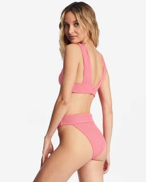 Discount ❤️ Billabong ☀️ Summer High Aruba 👙 Bikini Bottoms CORAL CRUSH ⌛