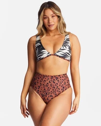 Hot Sale 🤩 Billabong Spotted In Paradise Hi Retro Reversible High Leg 👙 Bikini Bottoms MULTI 👏 3 Hot Sale 🤩 Billabong Spotted In Paradise Hi Retro Reversible High Leg 👙 Bikini Bottoms MULTI 👏 - Image 3