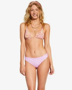 Deals 🎉 Billabong X Smiley Good Times Rev Lowrider Reversible 👙 Bikini Bottoms MULTI 😀 -Women's Swim Store abjx400771 billabongw mul bck2 1