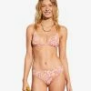 Deals 🎉 Billabong X Smiley Good Times Rev Lowrider Reversible 👙 Bikini Bottoms MULTI 😀