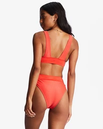 Best reviews of ๐ Billabong Lined Up Rise ๐ Bikini Bottoms BRIGHT POPPY ๐