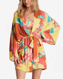 New 🤩 Billabong Loveland 2 Kimono Beach Cover Up MULTI 1 ⭐ 6 New 🤩 Billabong Loveland 2 Kimono Beach Cover Up MULTI 1 ⭐ - Image 6