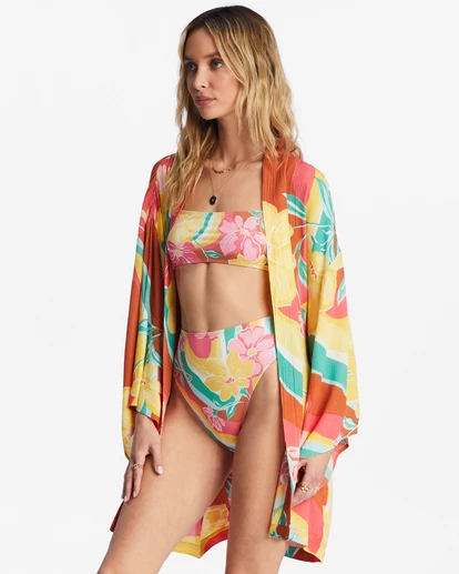 New 🤩 Billabong Loveland 2 Kimono Beach Cover Up MULTI 1 ⭐ 9 New 🤩 Billabong Loveland 2 Kimono Beach Cover Up MULTI 1 ⭐ - Image 9