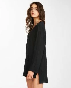 New π Billabong Blue Skies Mini Beach Cover-Up BLACK PEBBLE βοΈ 10 New π Billabong Blue Skies Mini Beach Cover-Up BLACK PEBBLE βοΈ -Women's Swim Store abjx600169 billabongw bpb sd1 1