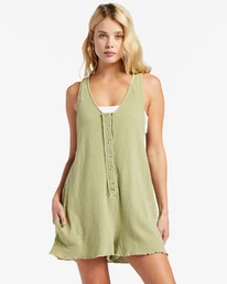 Best reviews of 👏 Billabong Fade Away Button-Up Knit Romper PINA COLADA 🎉