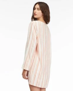 Buy ❤️ Billabong Blue Skies Mini Beach Cover-Up TERRACOTTA 😀 -Women's Swim Store abjx600192 billabongw tca dtl2 1