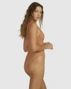 Best Sale 💯 Billabong Tanlines Chloe One-Piece 🩱 Swimsuit TOFFEE 🤩 -Women's Swim Store ubjx100128 billabongw tof sd2 1
