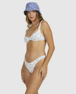 Cheap 😀 Billabong Chiquita Hike 👙 Bikini Bottoms WHITE 🔔 -Women's Swim Store ubjx400282 billabongw wht sd1 1
