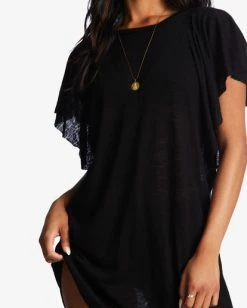 New 💯 Billabong Out For Waves Cover-Up 👗 Dress SALT CRYSTAL 2 🧨 -Women's Swim Store xv07tbou billabongw bpb dtl1 1